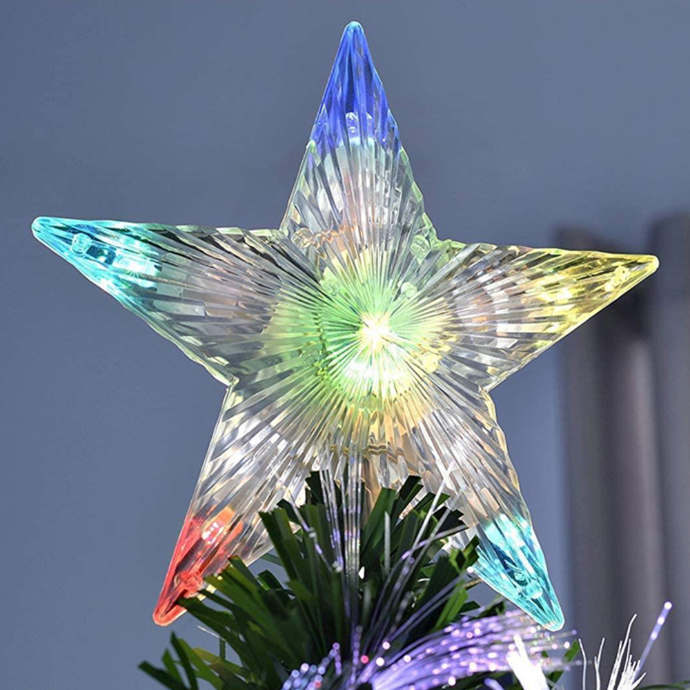 Shatchi Firework Fibre Optic Artificial Christmas Tree 5ft Image 3