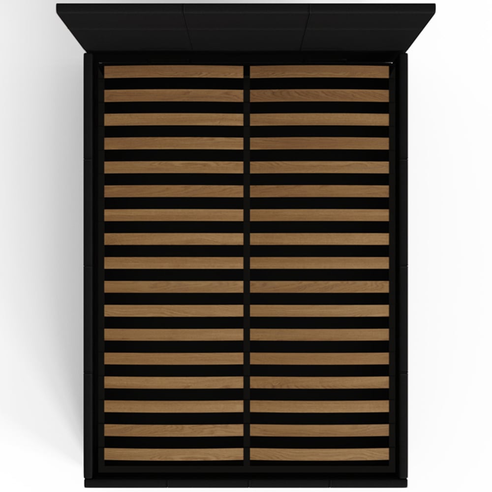 GFW King Size Black End Lift Ottoman Bed Image 7