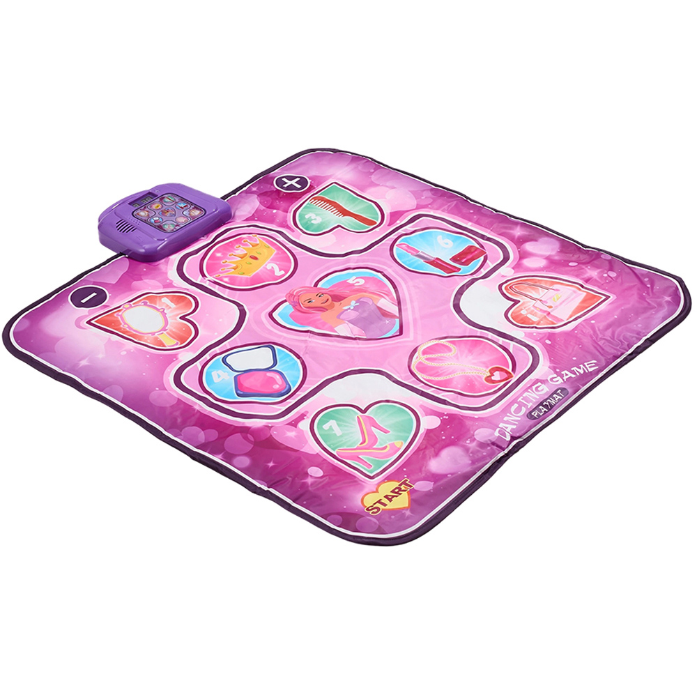H&O Direct Kids Purple Dance Mat with 2 Game Modes 100 x 87cm Image 2