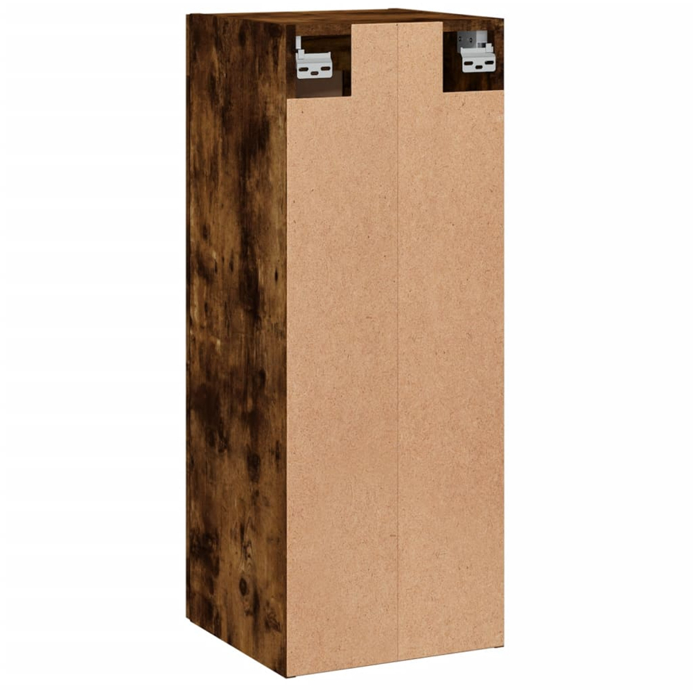 vidaXL Single Door Smoked Oak Wall Mounted Cabinet Image 9