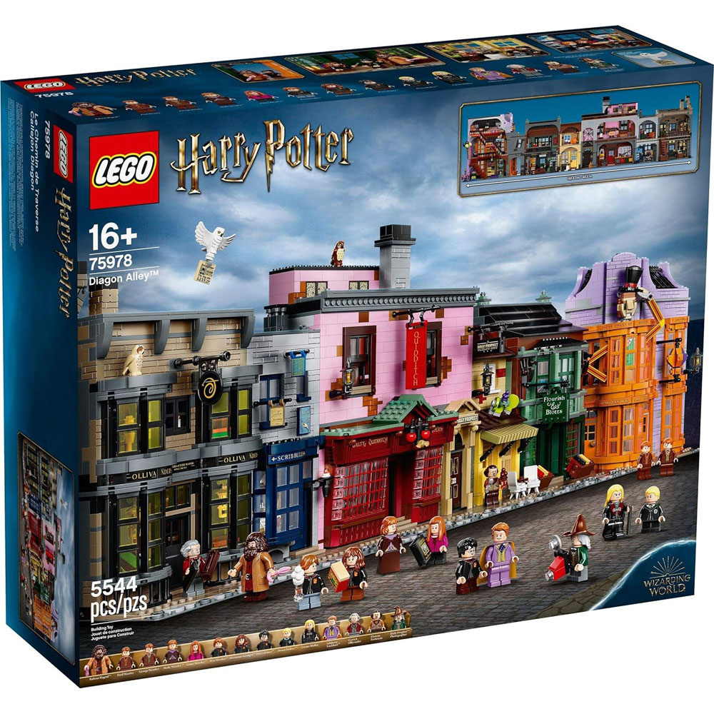 LEGO Harry Potter 75978 Diagon Alley Building Kit Image 1