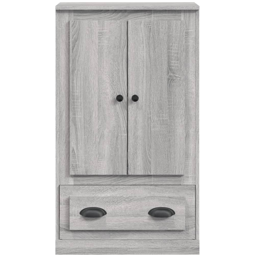 vidaXL 2 Door Single Drawer Grey Sonoma Highboard Image 6