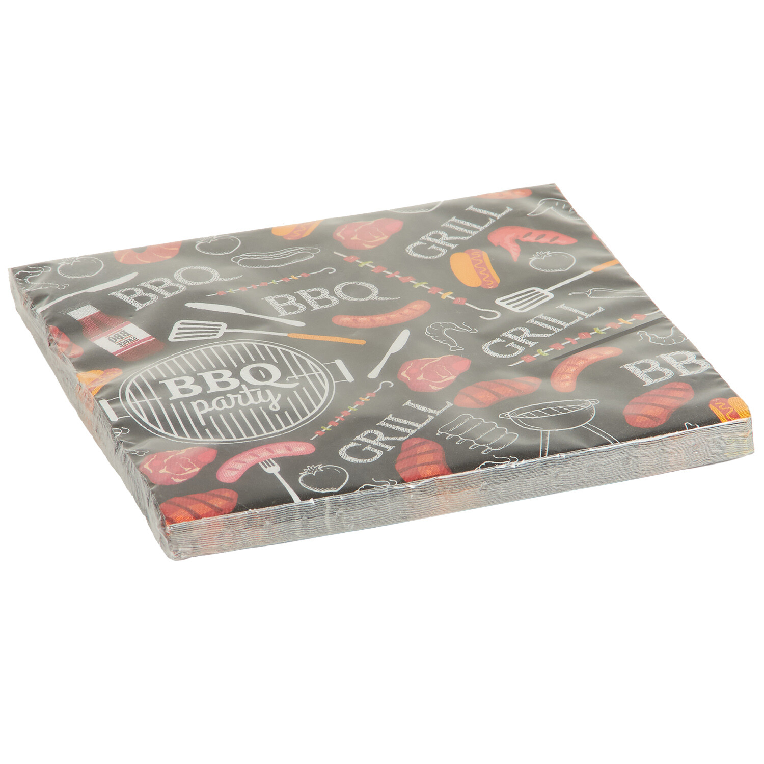 BBQ Party Napkins - Multicolour Image 3