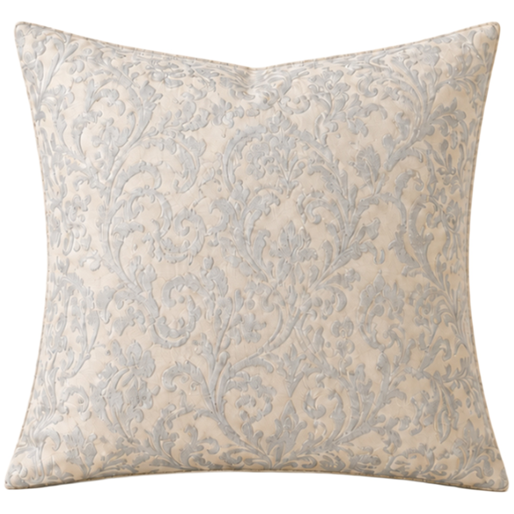 MHG Living Jacquard Concealed Zip Cushion Cover 45 x 45cm 2 Pack Image 1