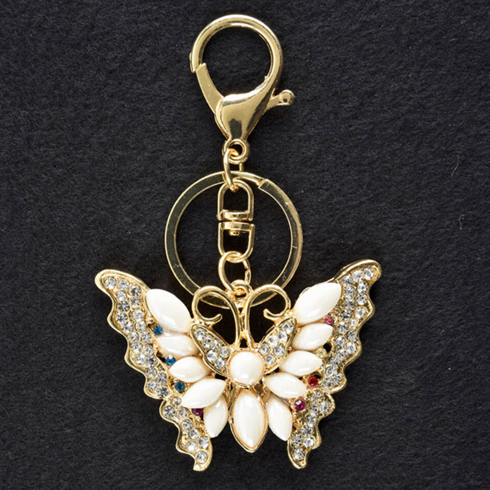 Bedazzled Butterfly Key Charm Image 2