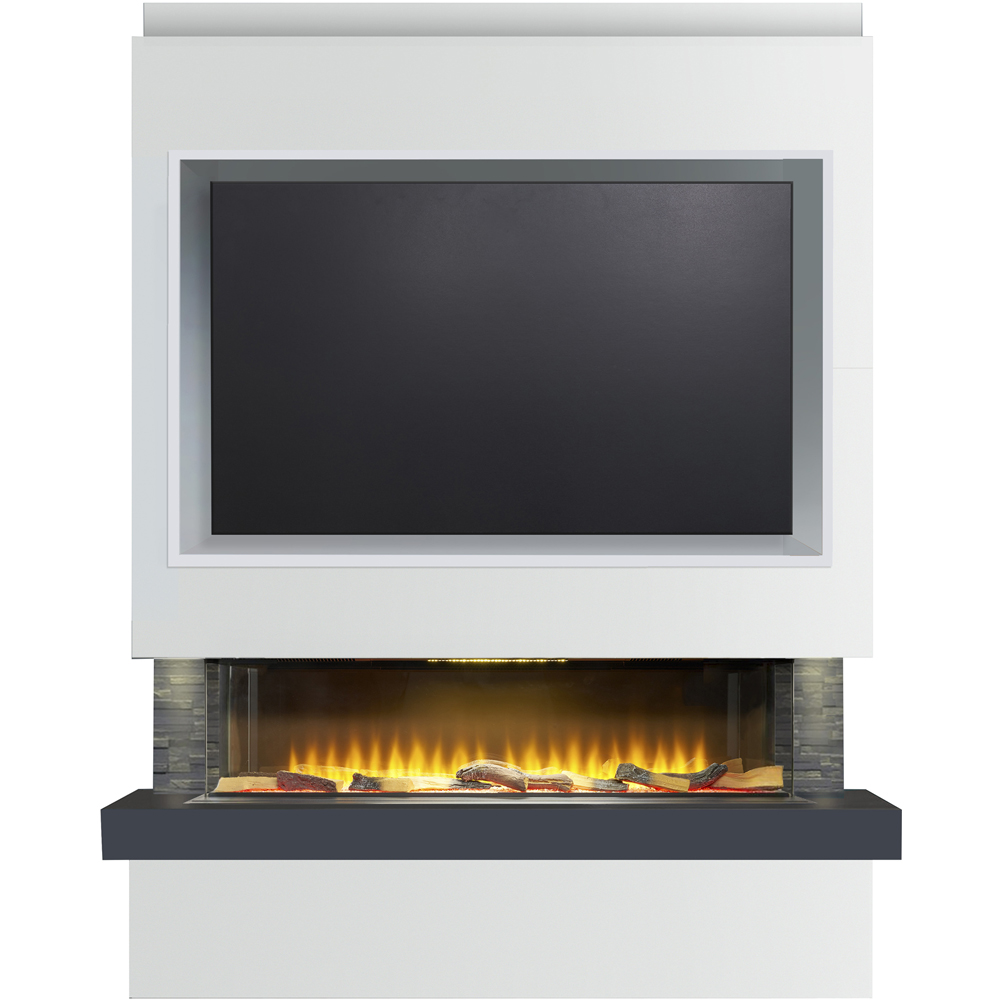 Adam Sahara Pre-Built Panoramic Media Wall 5 with TV Recess Image 1