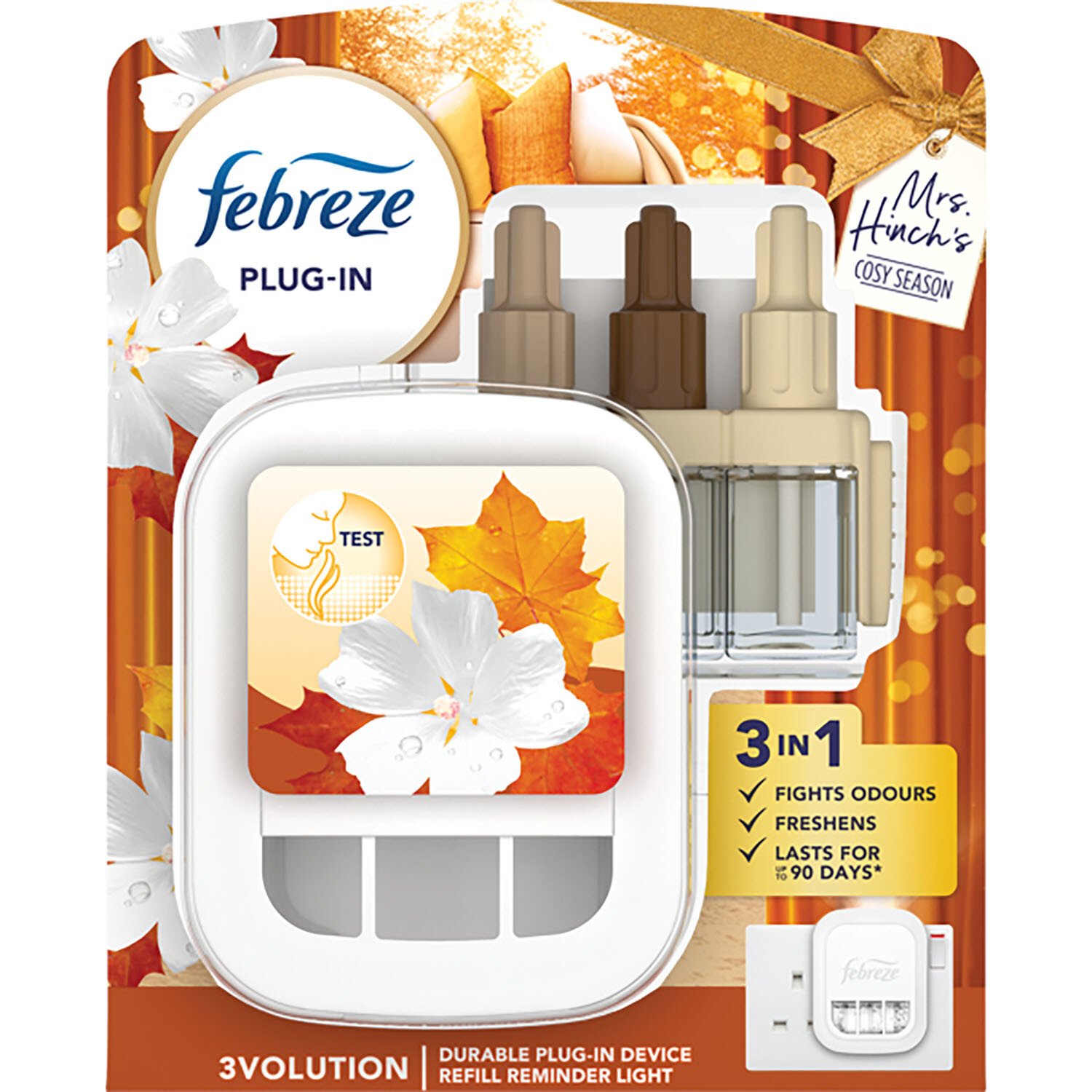 Ambi Pur 3Volution Air Plug In Starter Kit - White Musk and Golden Maple Image