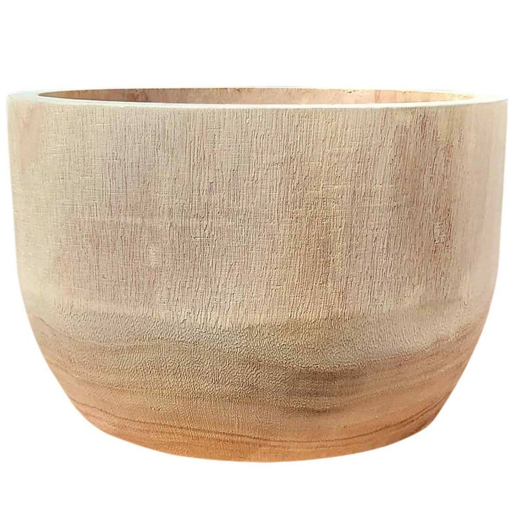 Lechuza Hortico Gaia Brown Wooden Planter with Legs H55cm Image 4