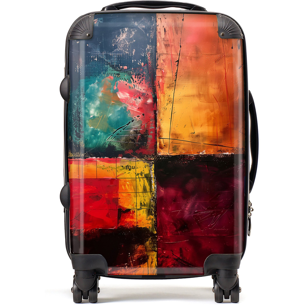 Warren Reed Designer Cabin Quadrant Fusion Colours in Conflict Suitcase Image 1