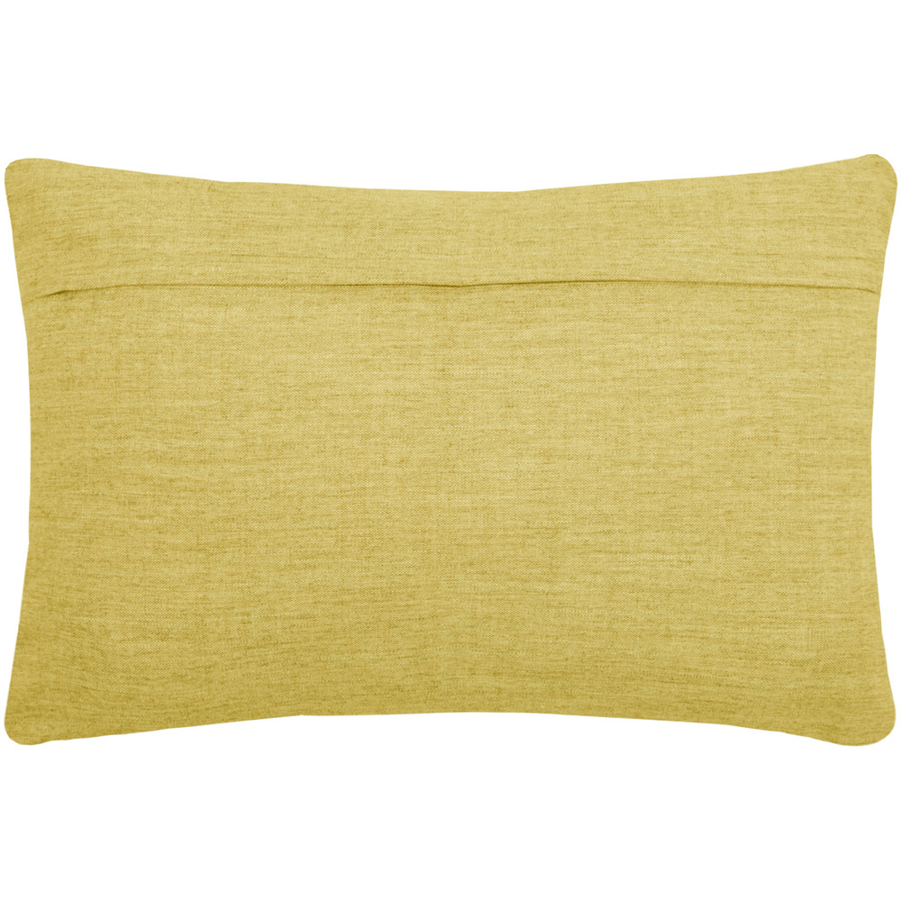 Voyage Maison Bamboo Mustard Embroidered Feather Rich Cushion 40 x 60cm Image 3