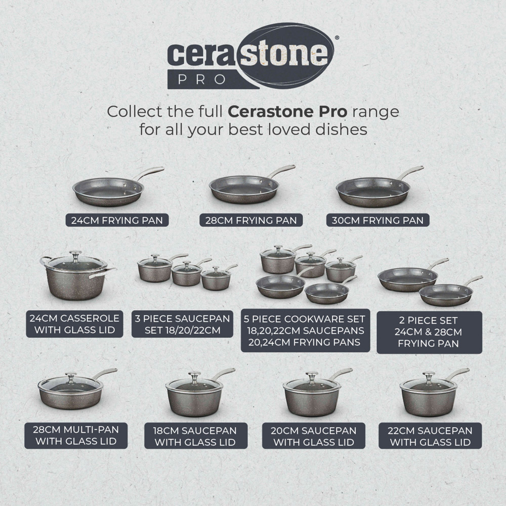 Tower 3 Piece Non Stick Aluminium Saucepan Set Image 8