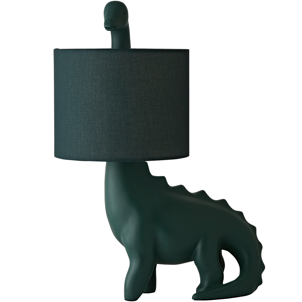 ValueLights Dinosaur Green Shade LED Table Lamp Image 1