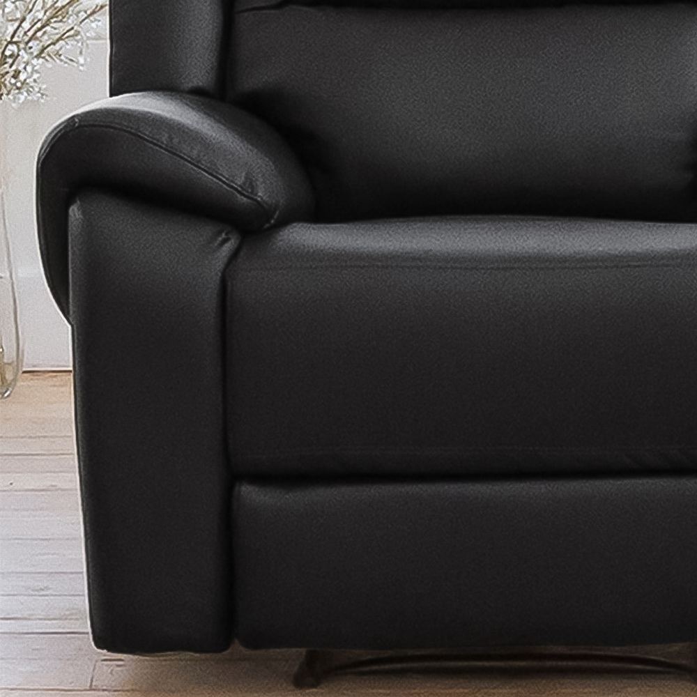 Brookhaven Black Bonded Leather Electric Recliner Chair Image 2
