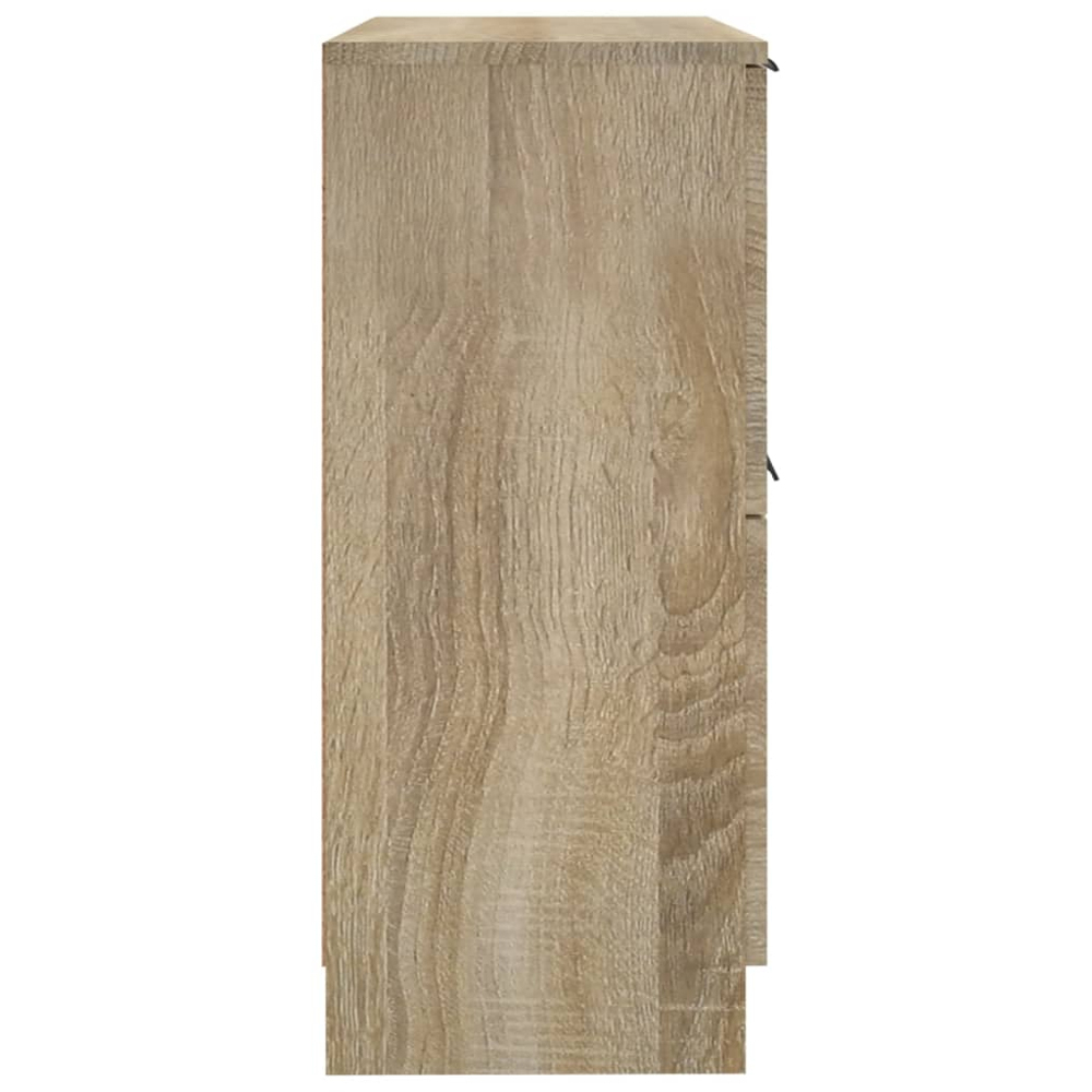 vidaXL 2 Door Sonoma Oak Narrow Sideboard Image 6
