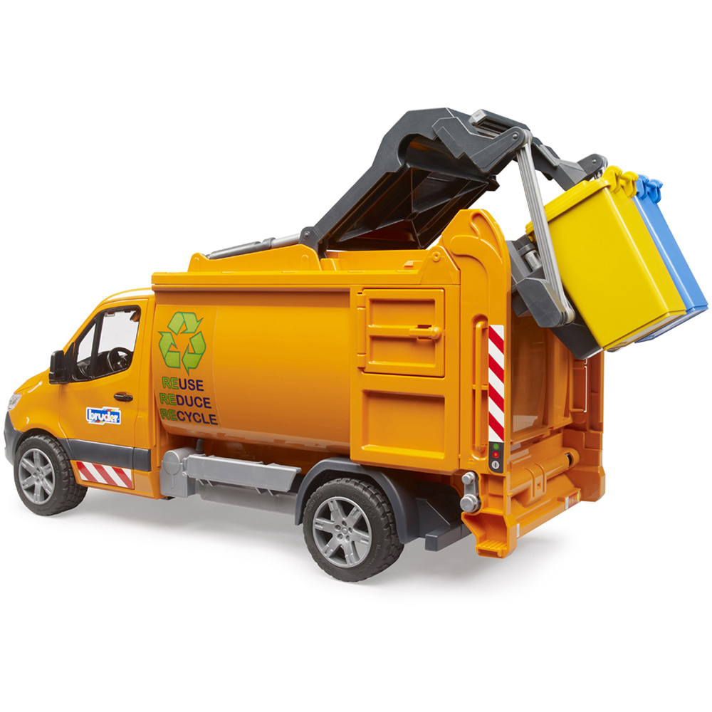 Bruder Kids MB Sprinter Municipal Garbage Truck Playset Model Image 5
