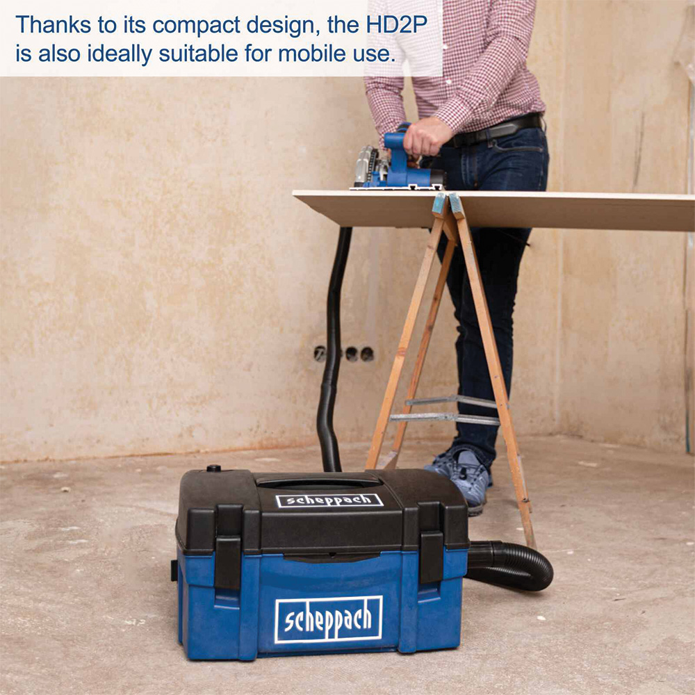 Scheppach HD2P 3-in-1 5L Extraction and Inflation Portable Vacuum Cleaner 1250W Image 6