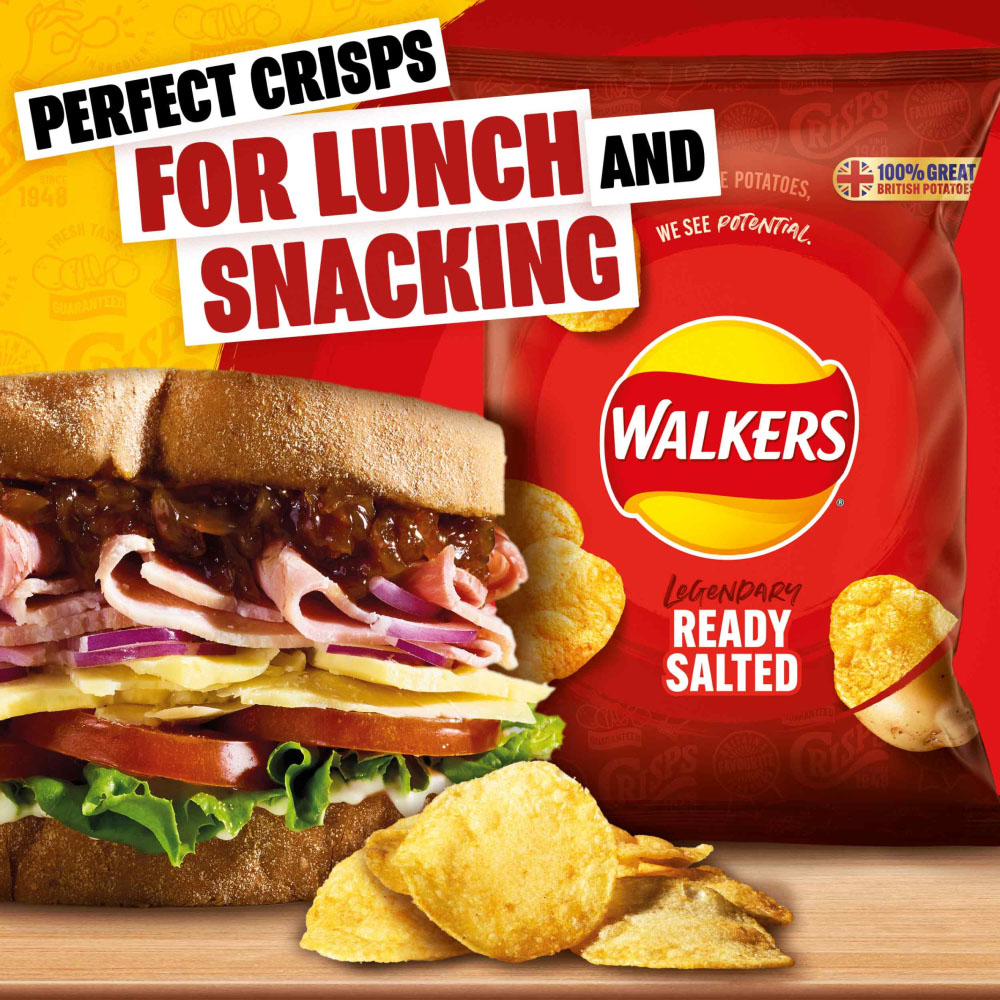 Walkers Ready Salted Crisps 45g Image 5