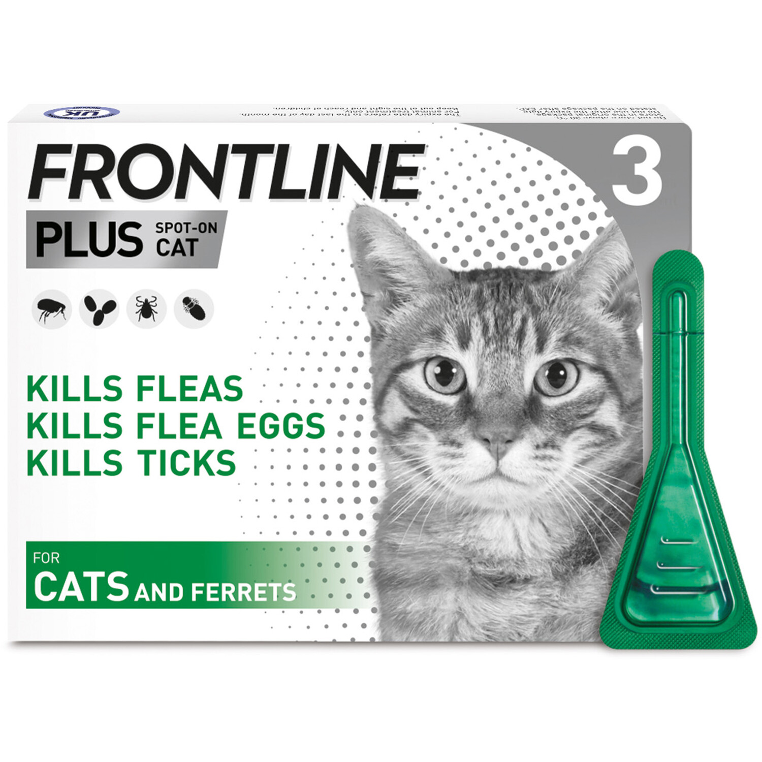 Frontline Plus Spot on Cat - 3 Image 1