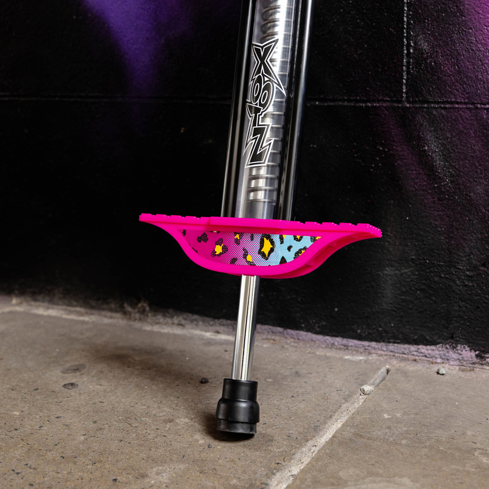 Xootz Pink Leopard Wild Rider LED Pogo Stick Image 4