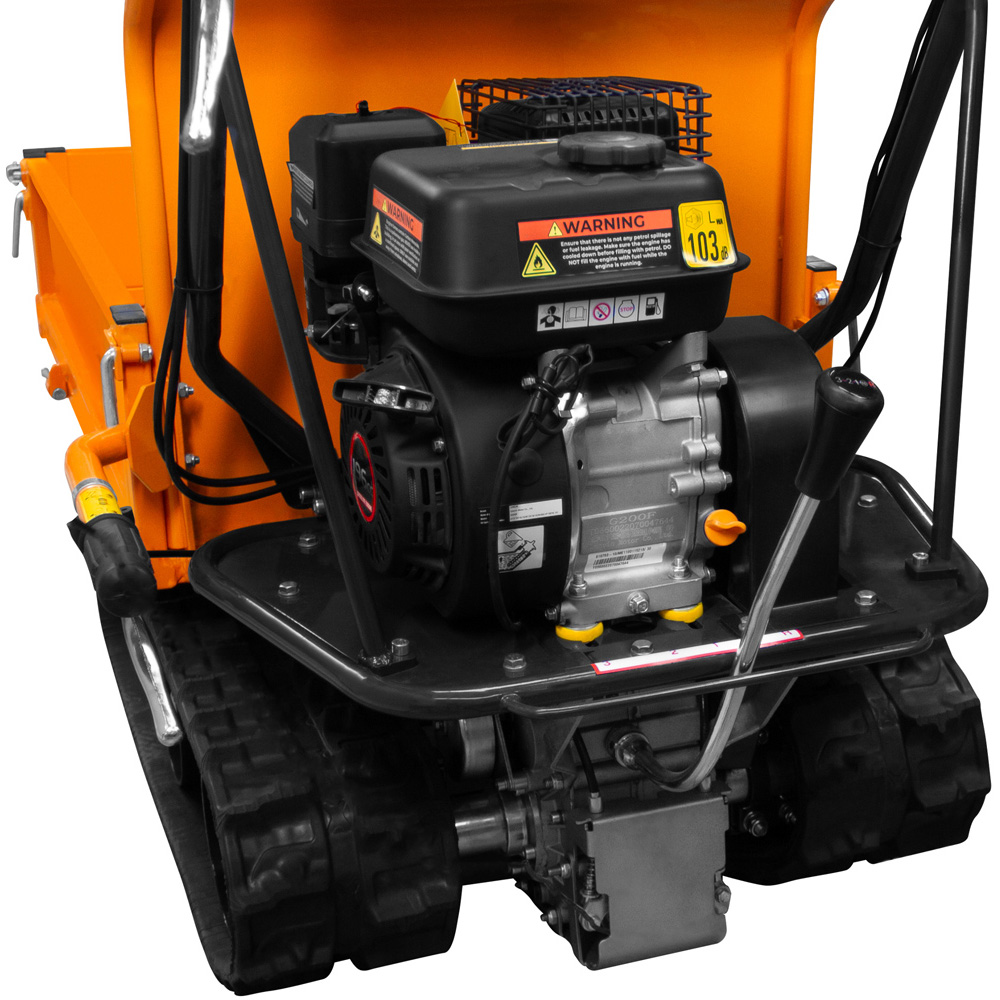 T-Mech Orange Tracked Mini Dumper Petrol Transporter Image 3