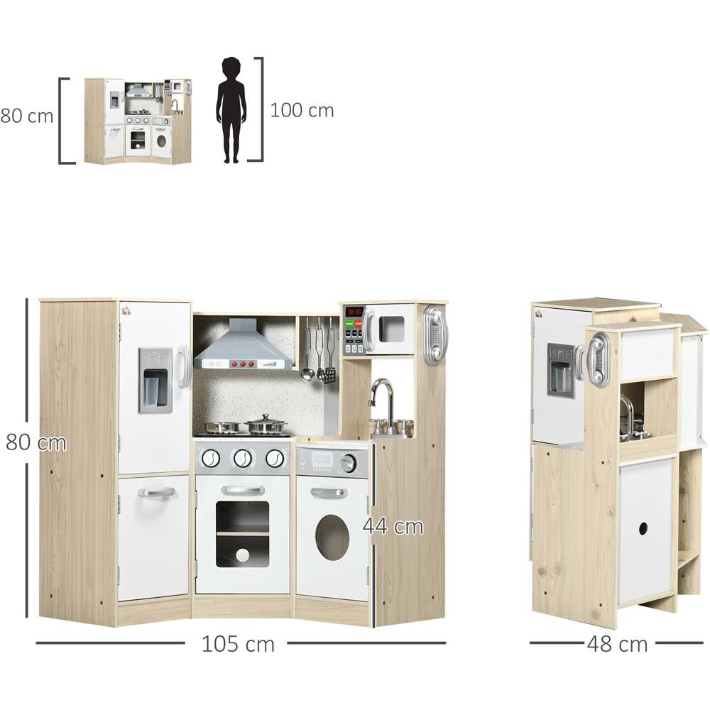 Tommy Toys Kids Corner Kitchen Play Set with Phone and Microwave Image 7