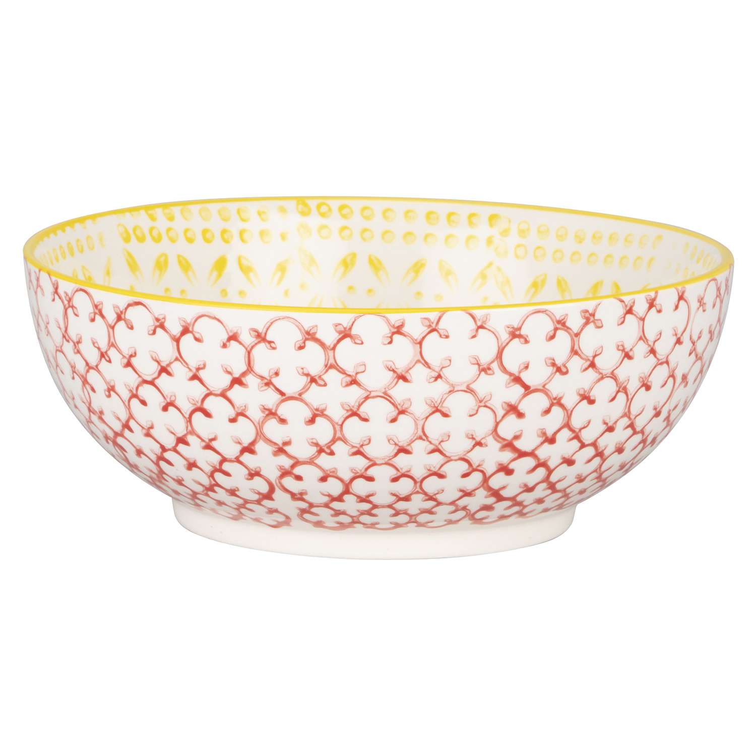 Amari Red and Yellow Large Bowl Image 1