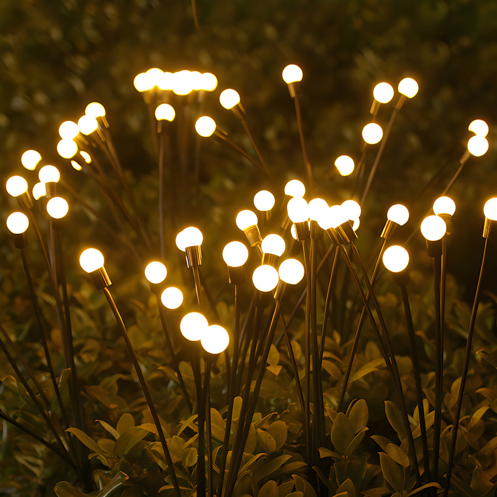 Avilo 2 Pack Micro LED Solar Firefly Stake Light Image 5