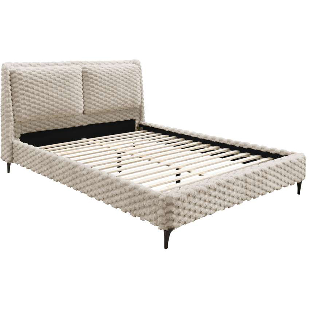 Birlea Tilly King Size Faux Fur Bed Image 2