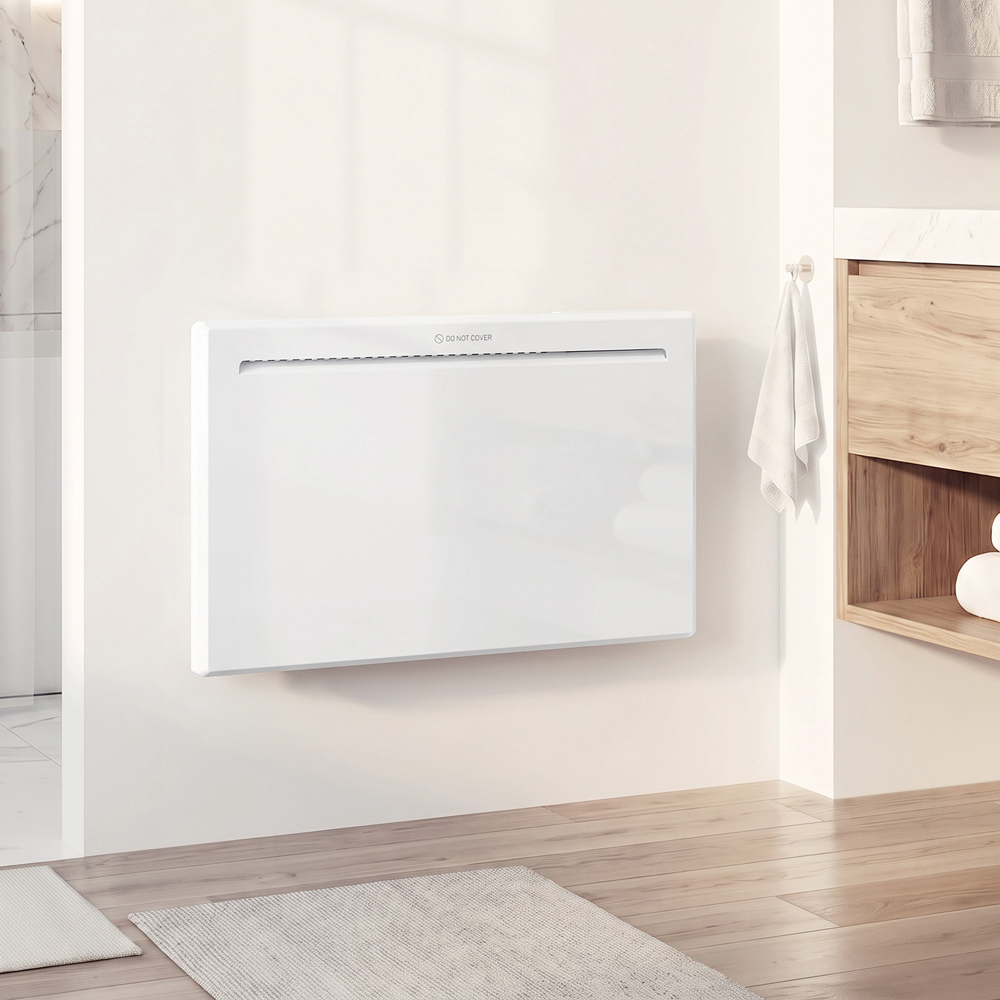 HOMCOM White Smart Electric Panel Heater 1500W Image 4