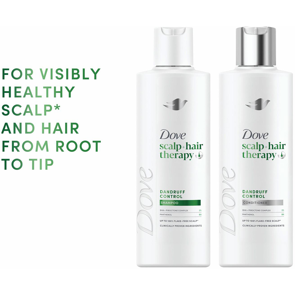 Dove Scalp+Hair Therapy Dandruff Control Salicylic Acid Conditioner 250ml 6 Pack Image 4