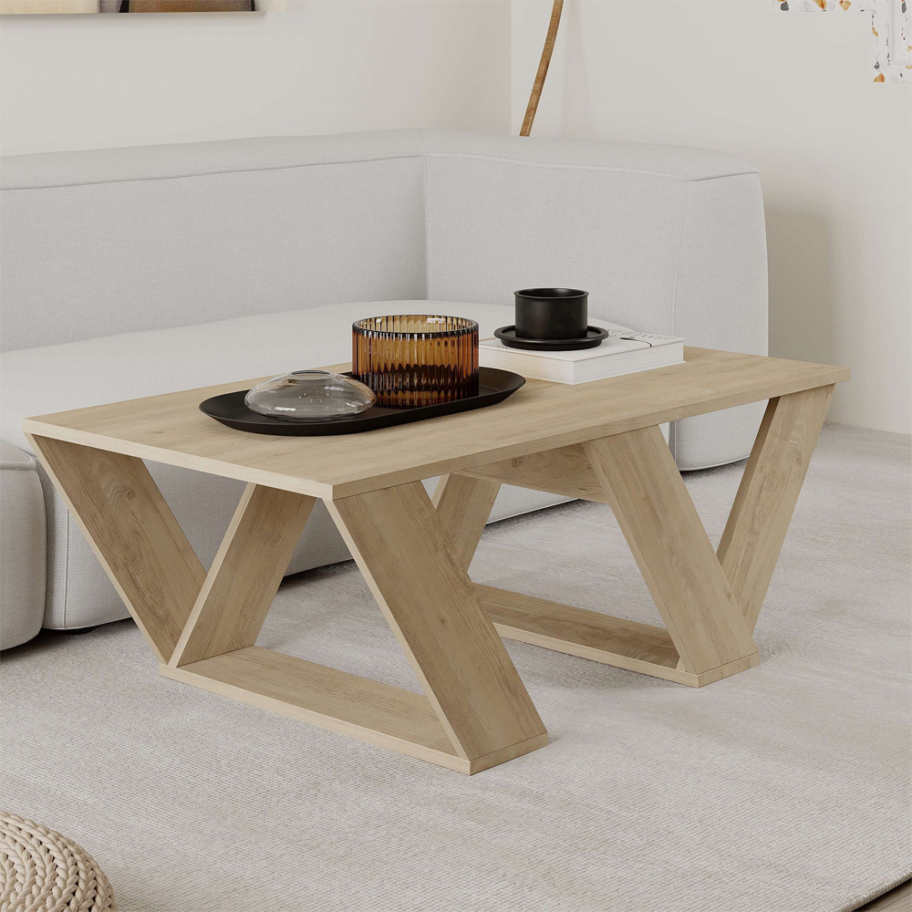 Decortie Pipra Oak Coffee Table Image 3