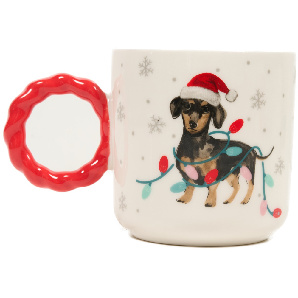 Xmas Pets Braided Handle Mug Image 6