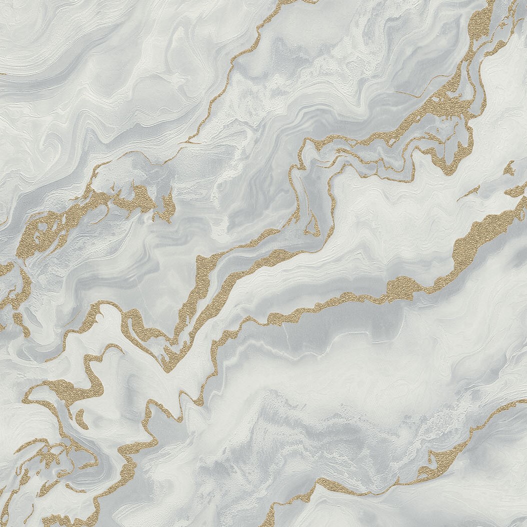 Mystic Spell Ammonite and Gold Wallpaper - Ammonite and Gold Image 1