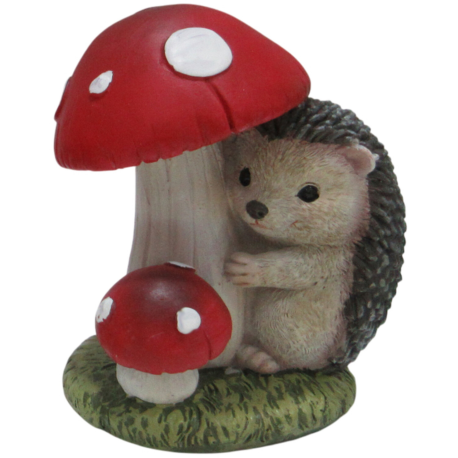 Hedgehog and Mushroom Garden Decoration Image 2