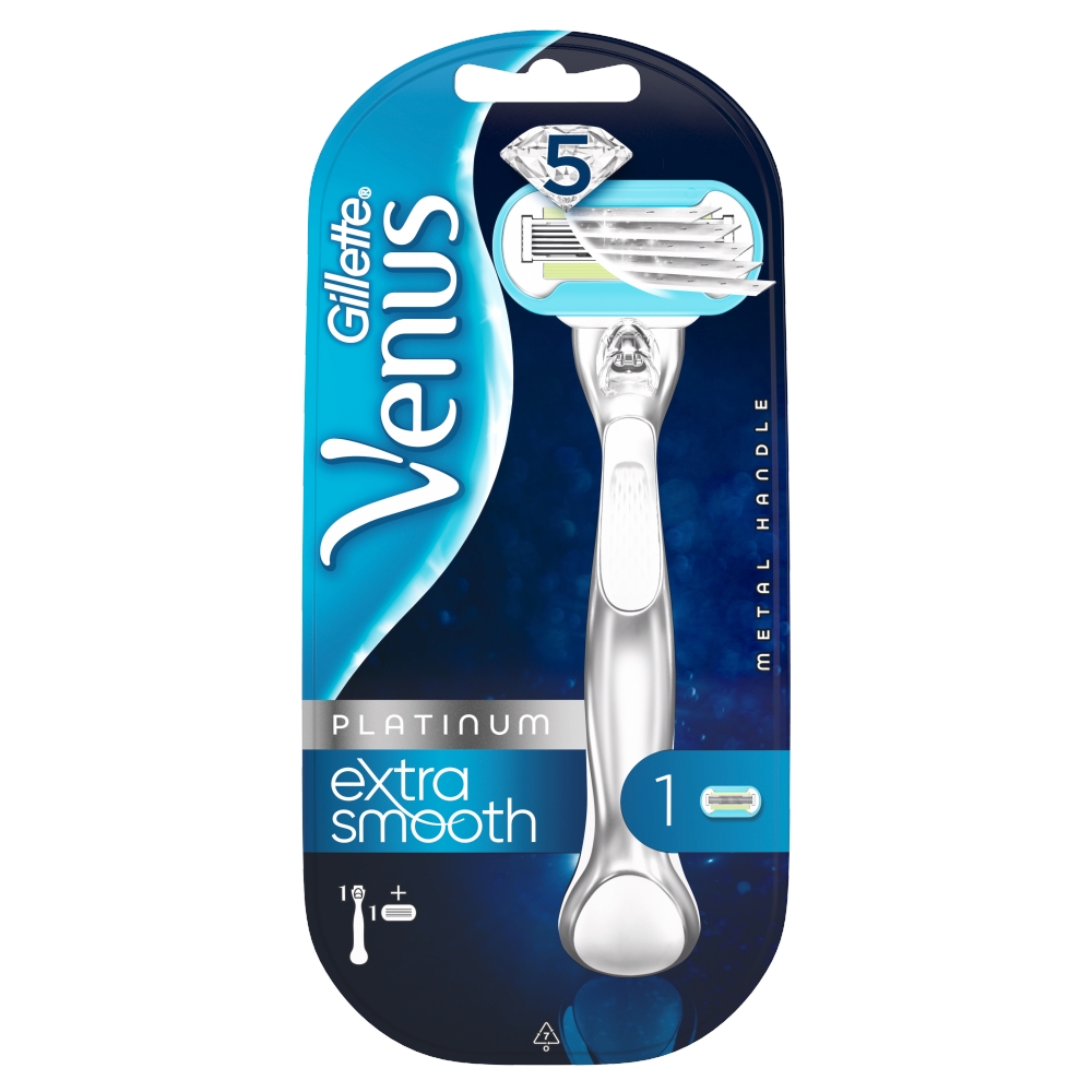 Gillette Venus Extra Smooth Platinum Women's Razor Image 1