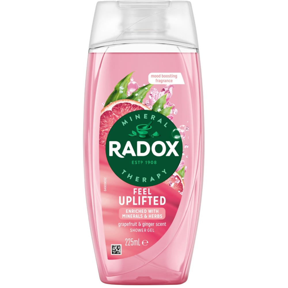 Radox Feel Uplifted Grapefruit and Ginger Scent Shower Gel 225ml 6 Pack Image 4