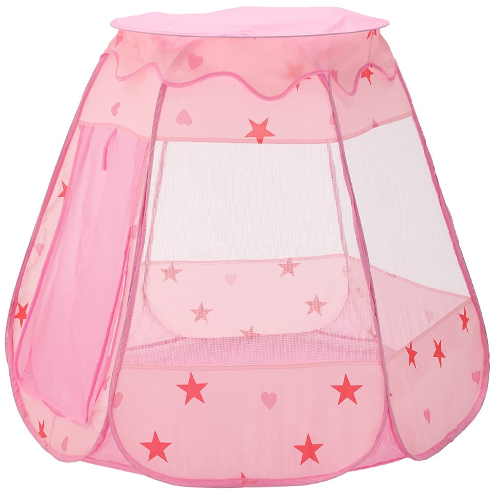 Living and Home Kids Pink Pop Up Dreamy Play Tent Image 2