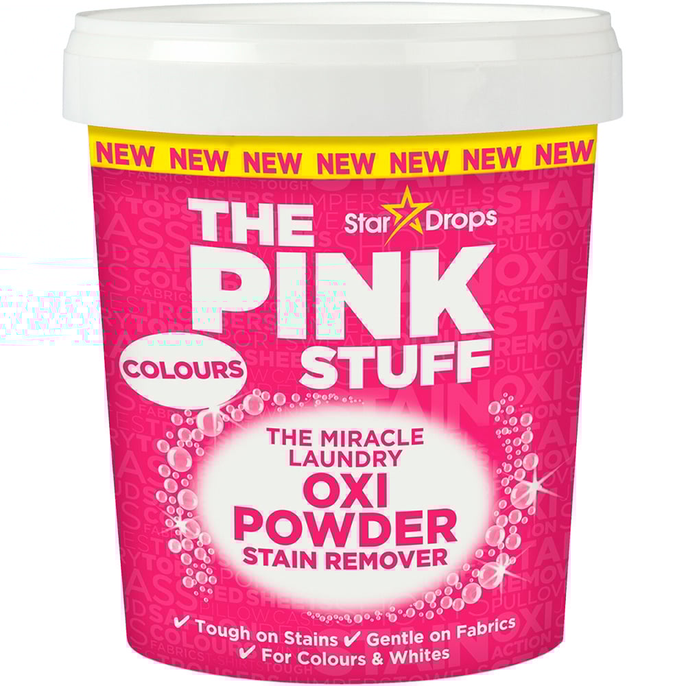 Star Drops The Pink Stuff Colours Oxi Powder Stain Remover 1kg Image