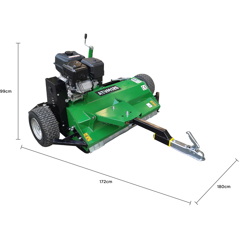 Charles Bentley ATV.FLAIL.02 225cc 18HP 1.2m Rotary Lifan Petrol Lawn Mower Image 9