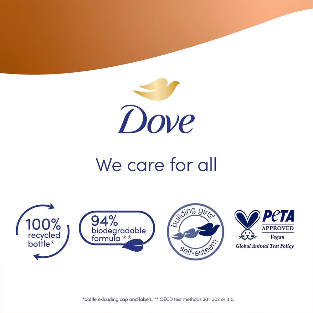 Dove Advanced Care Pampering Body Wash 400ml 8 Pack Image 9