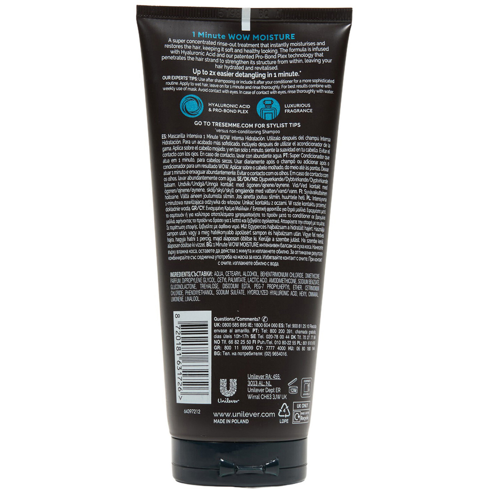 TRESemme 1 Minute Wow Moisture Intensive Treatment Image 2
