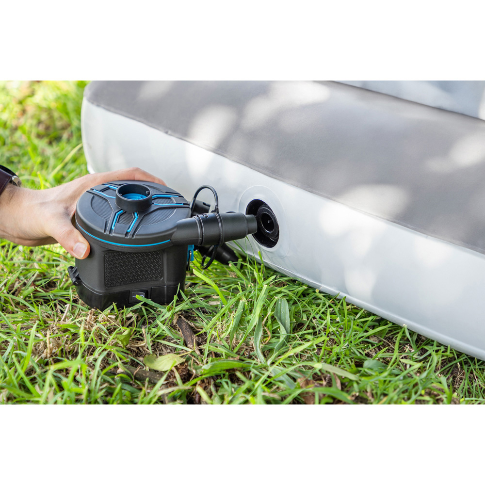 Bestway Double Flocked Inflatable Airbed with Handheld D Cell Battery Pump Image 7