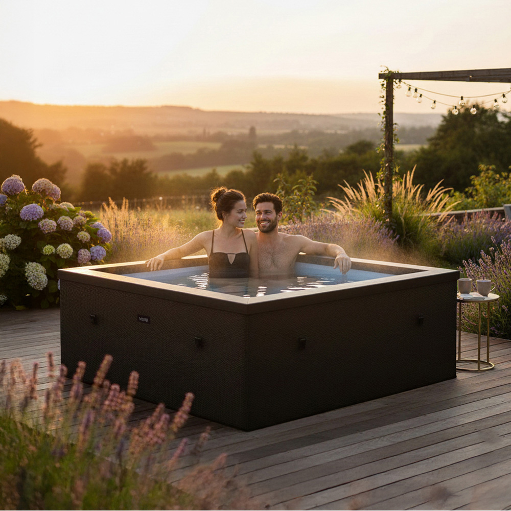 Wave Garda 6 Person Graphite Grey Eco Foam Hot Tub with EnergySave Bundle Image 2