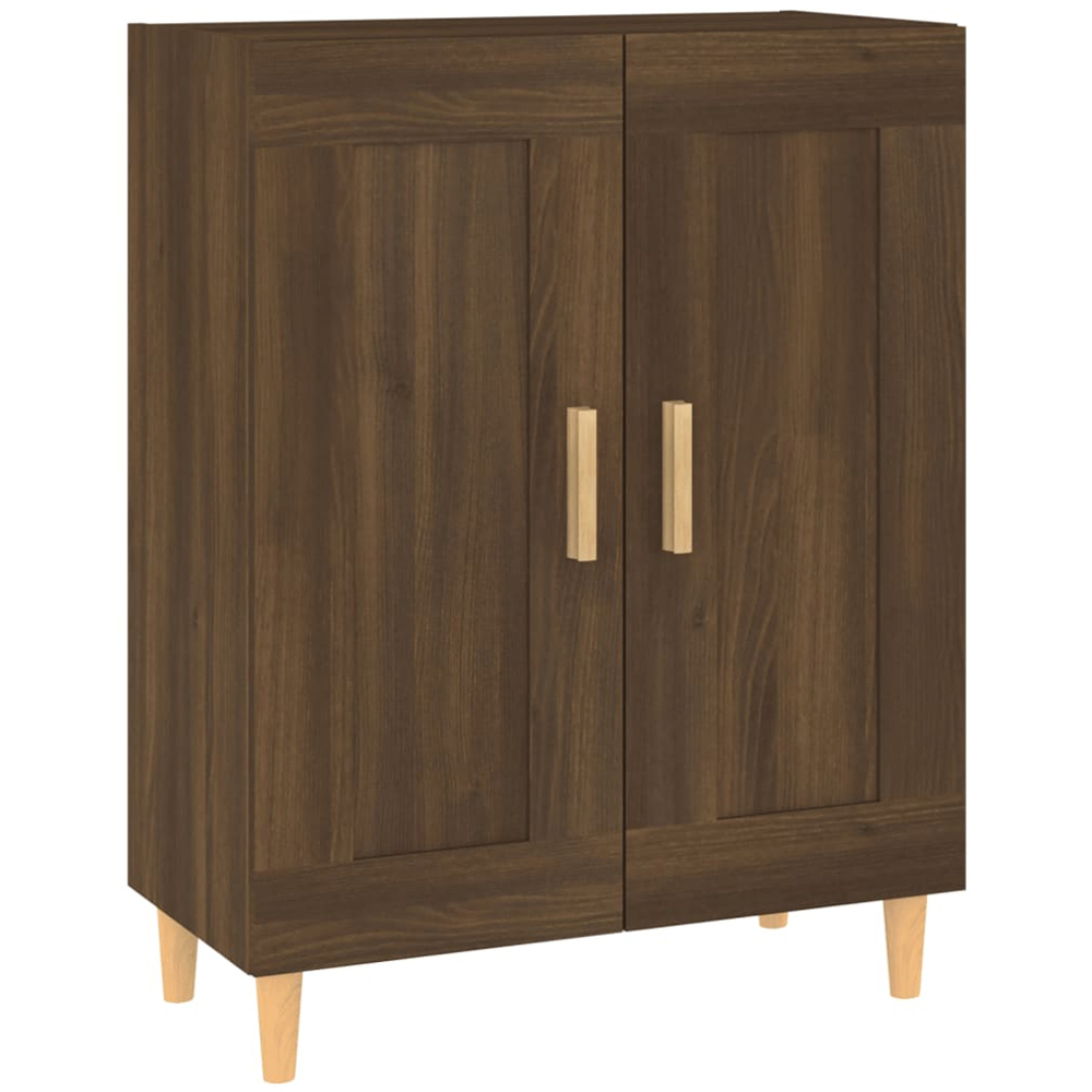 vidaXL 2 Door Brown Oak Sideboard Image 2