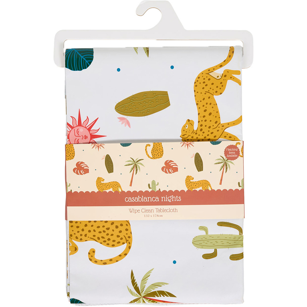 Casablanca Nights Wipe Clean Tablecloth Image 1