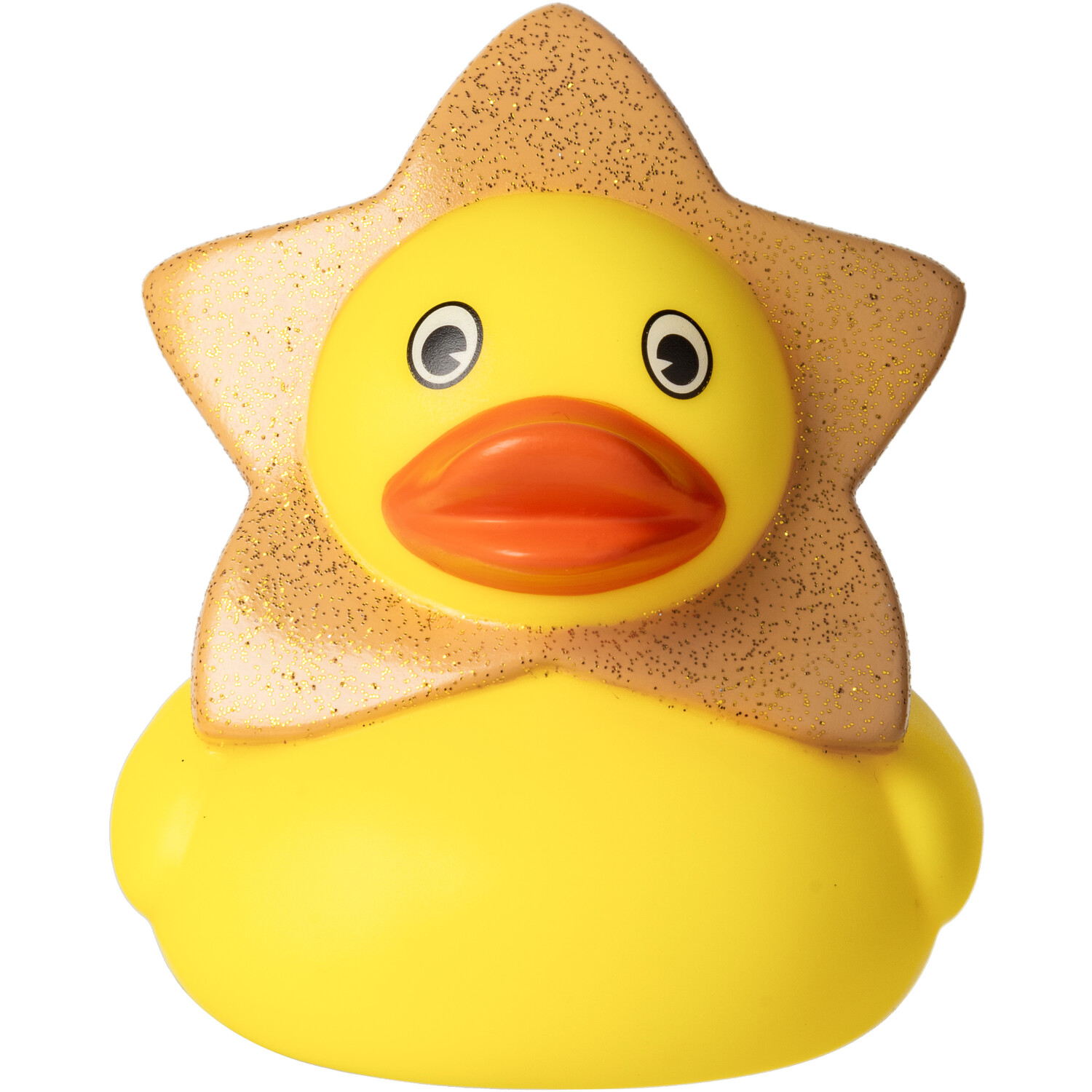 Christmas Star Rubber Duck - Yellow Image 1