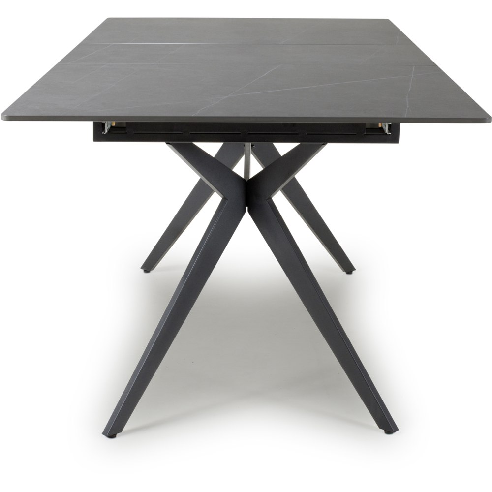 Timor 8 Seater Extending Dining Table Grey Image 3