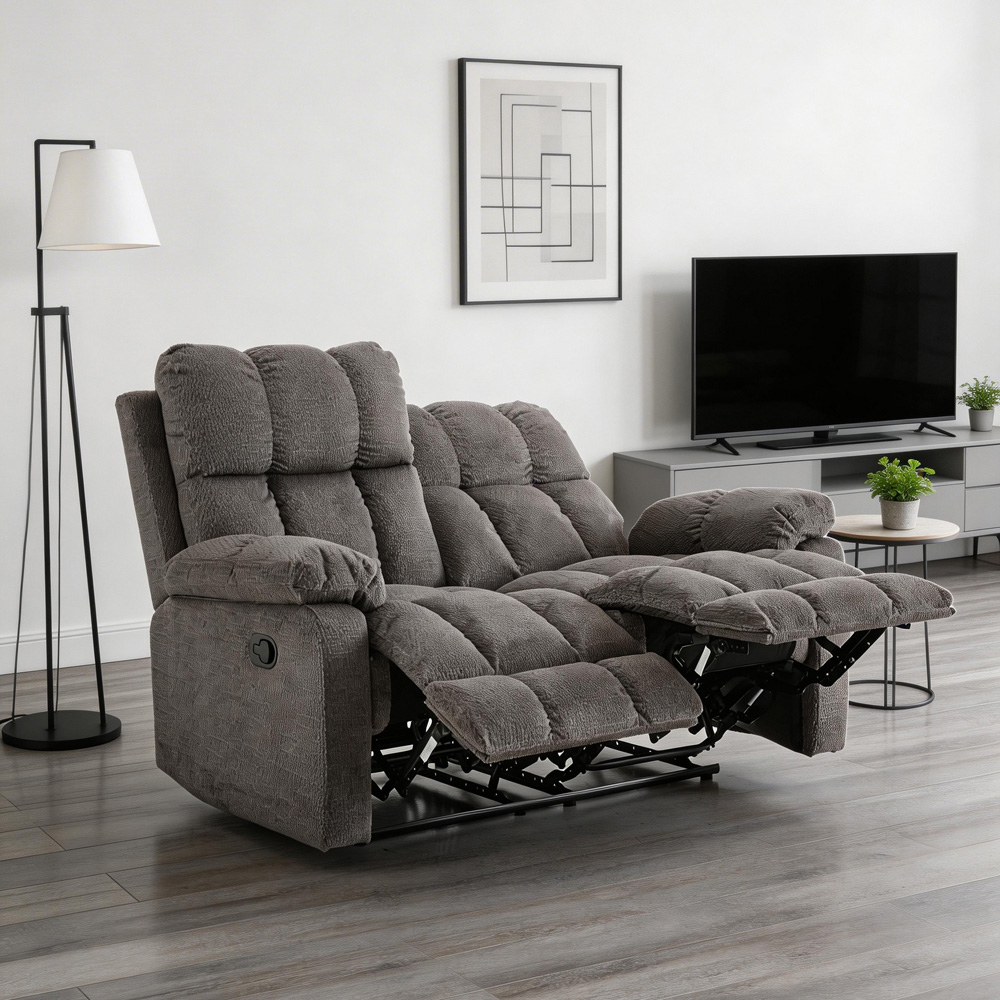 Furniture One 2 Seater Manual Recliner Sofa Image 4