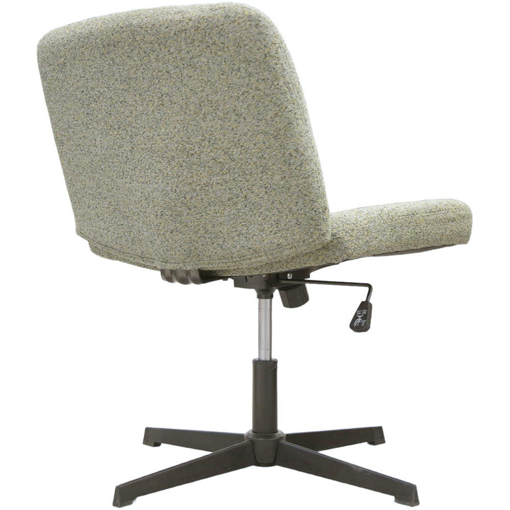 HGD BAO BUN Light Green Tweed Fabric Height Adjustable Office Chair Image 5