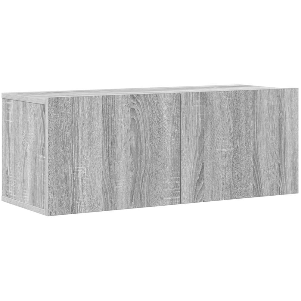 vidaXL 7 Door Grey Sonoma Wall Mounted TV Cabinet Set of 7 Image 5